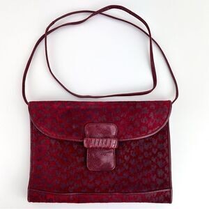 Vintage Susan Gail Red Retro Crossbody Purse